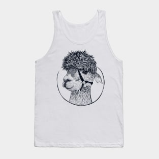 Guanaco Llama Vicuna Breeder Alpaca Tank Top